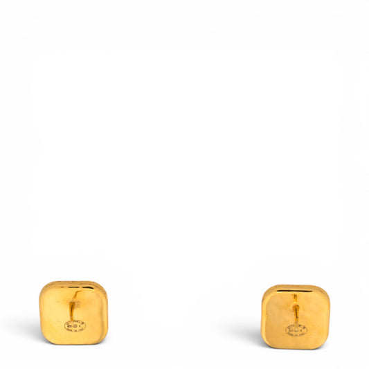 Chanel Ohrringe schwarz/gold