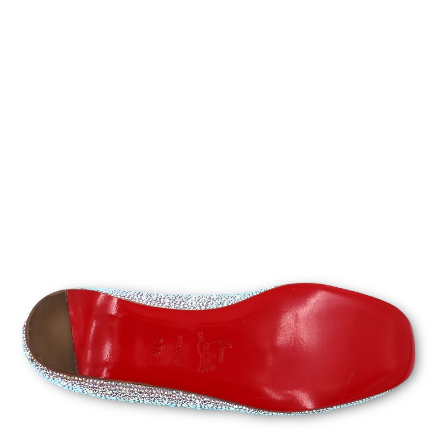 Christian Louboutin Ballerinas Strass Gr. 37.5