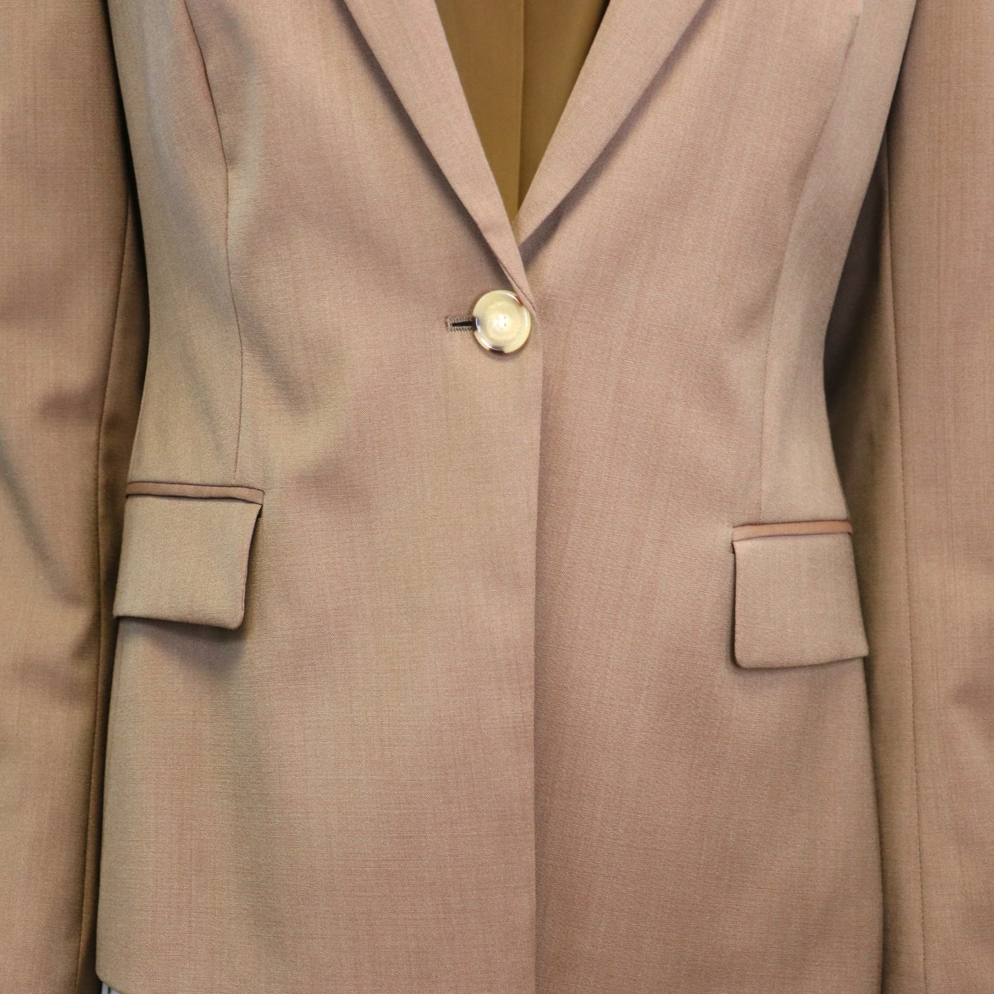 Boss Blazer Wolle khaki Gr. 38