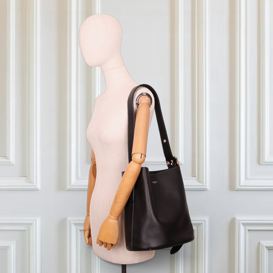 Coach Bleecker Schultertasche schwarz