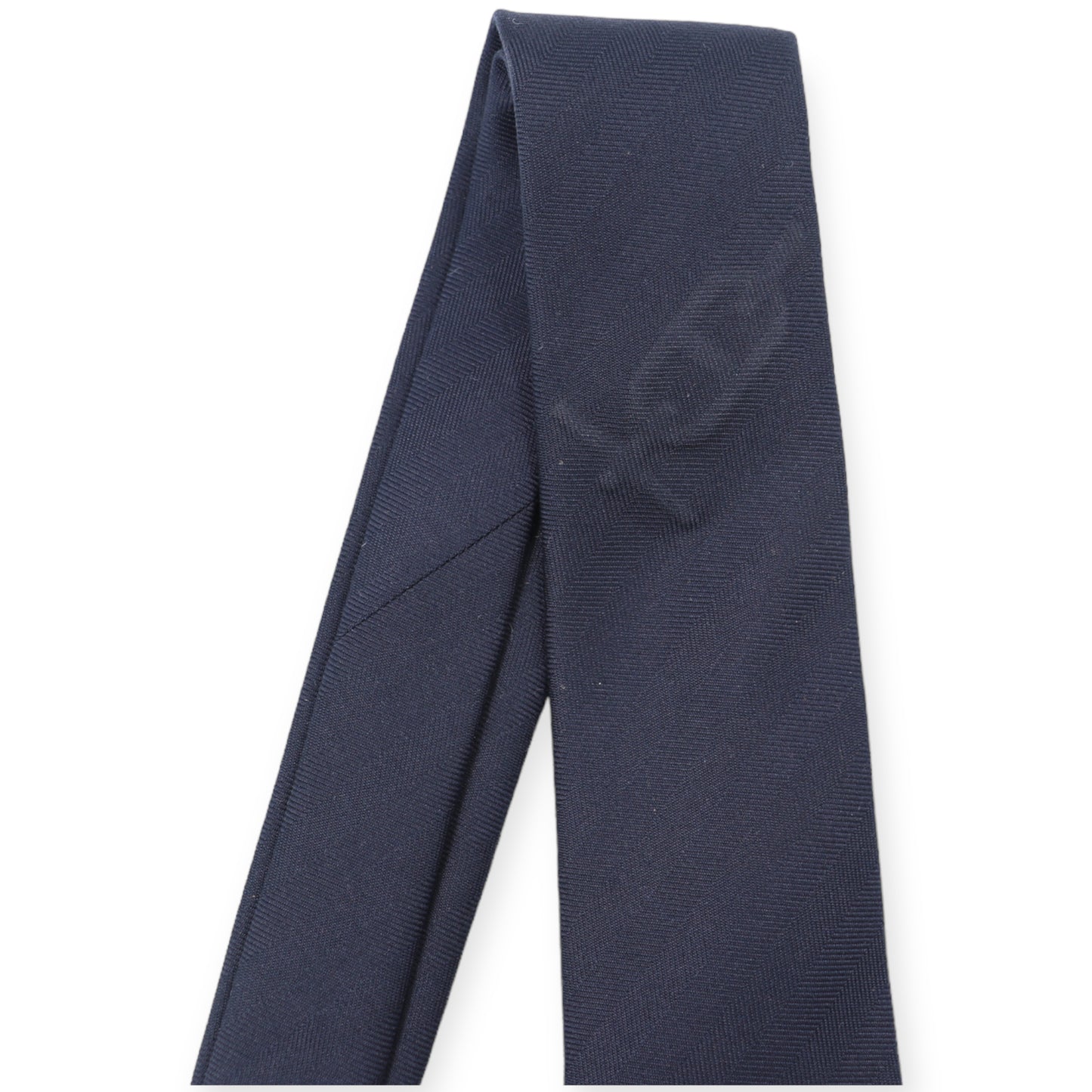 Hermès Krawatte chevron marine