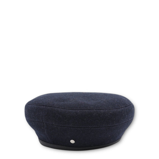 Hermès Saint-Honoré Rocabar Béret marine Gr. 58