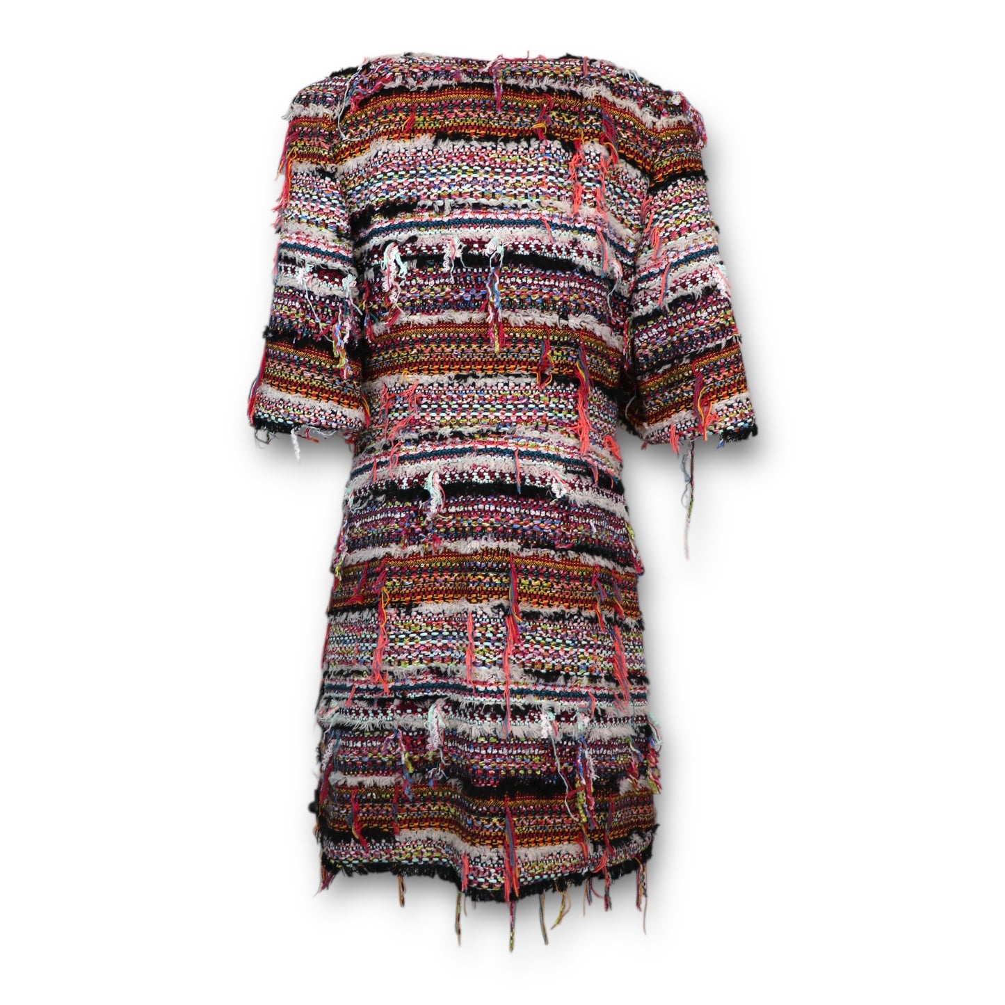 Chanel Tweed Jacke multicolor Gr. 40