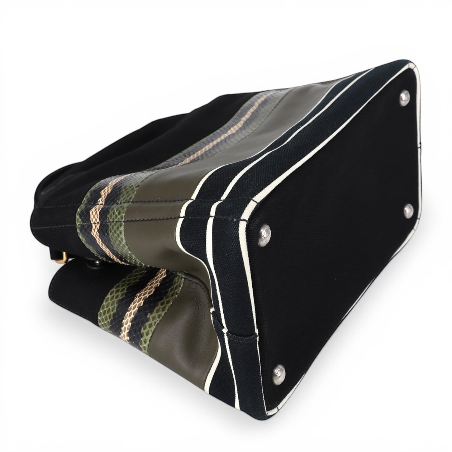 Prada Canapa schwarz/grün