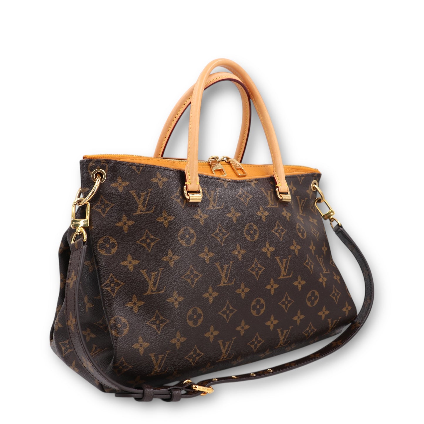Louis Vuitton Pallas MM Monogram safran