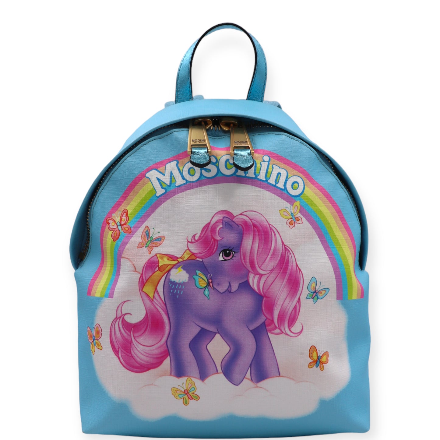 Moschino Rucksack hellblau
