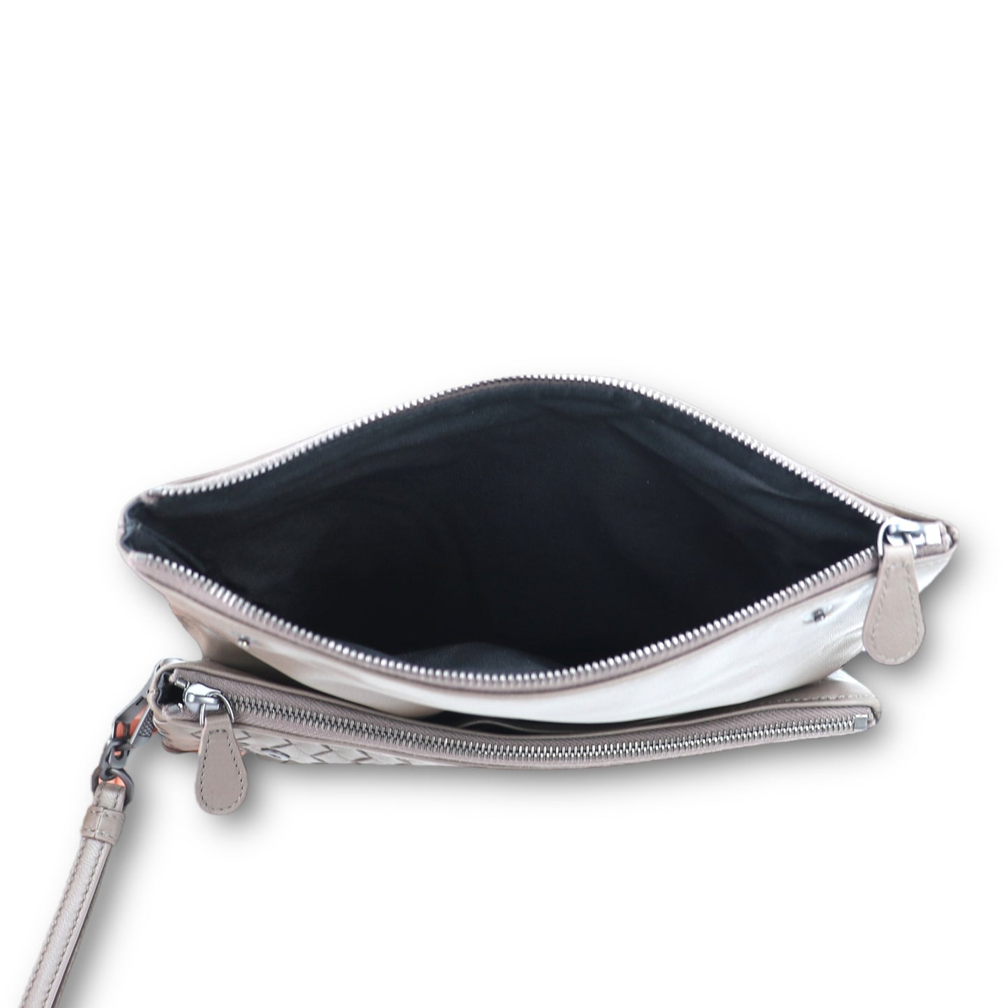 Bottega Veneta Clutch Intrecciato taupe