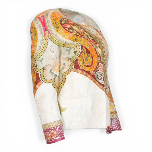 ETRO Jäckchen beige gemustert Gr. 38