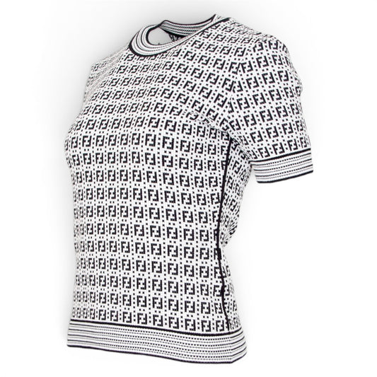 Fendi Kurzarm schwarz/weiss IT 40 DE 36