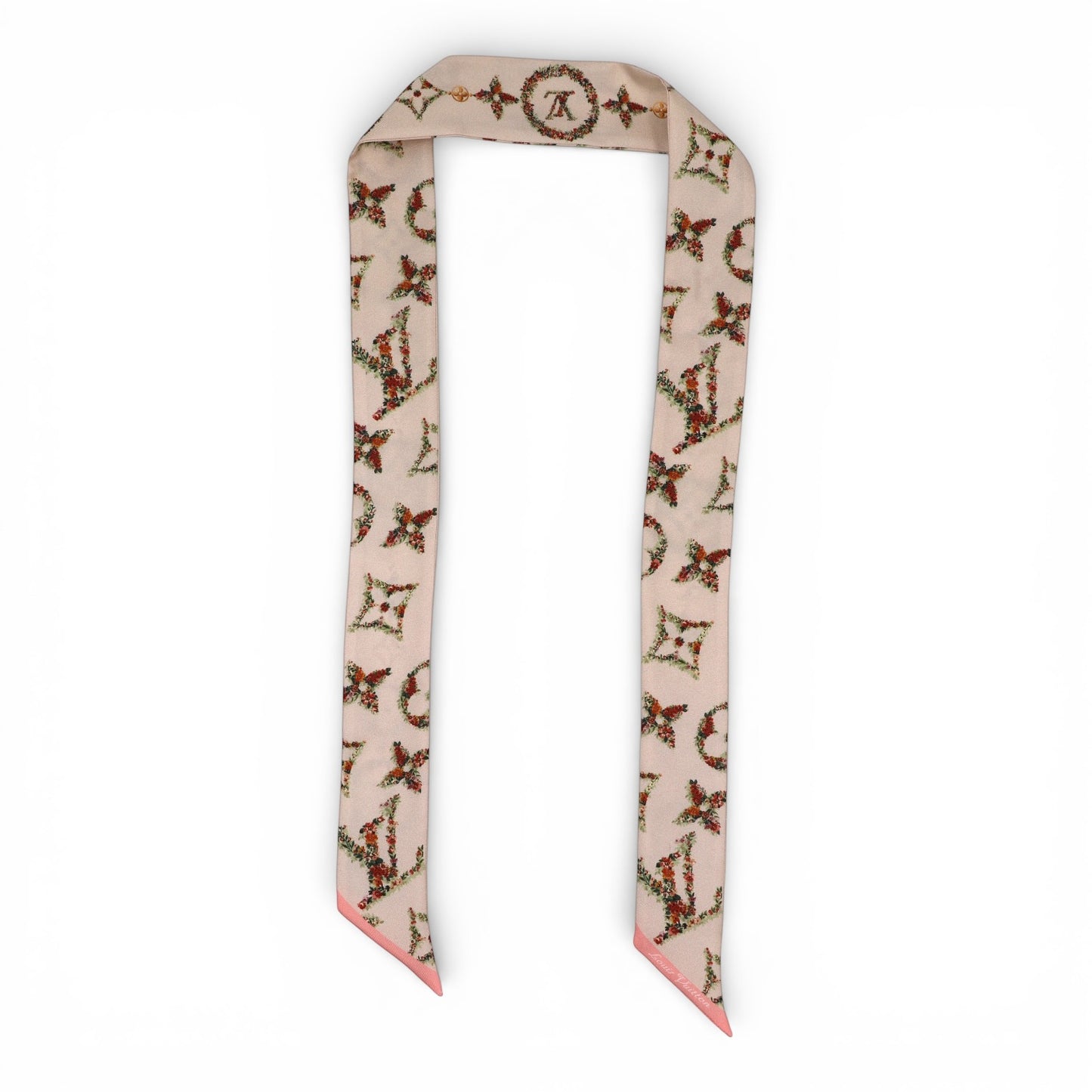 Louis Vuitton Bandeau "Monogram Flowers BB" rosa
