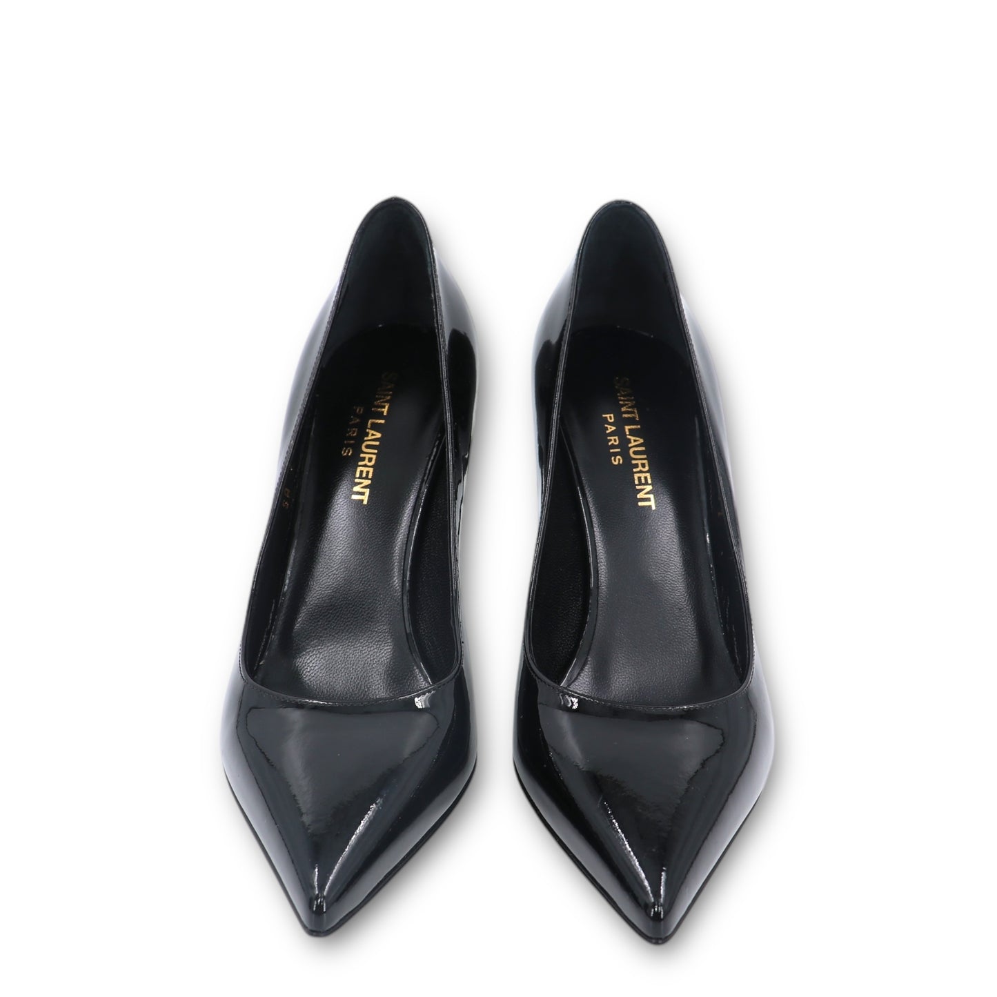 Saint Laurent Pumps Lackleder schwarz Gr. 36.5