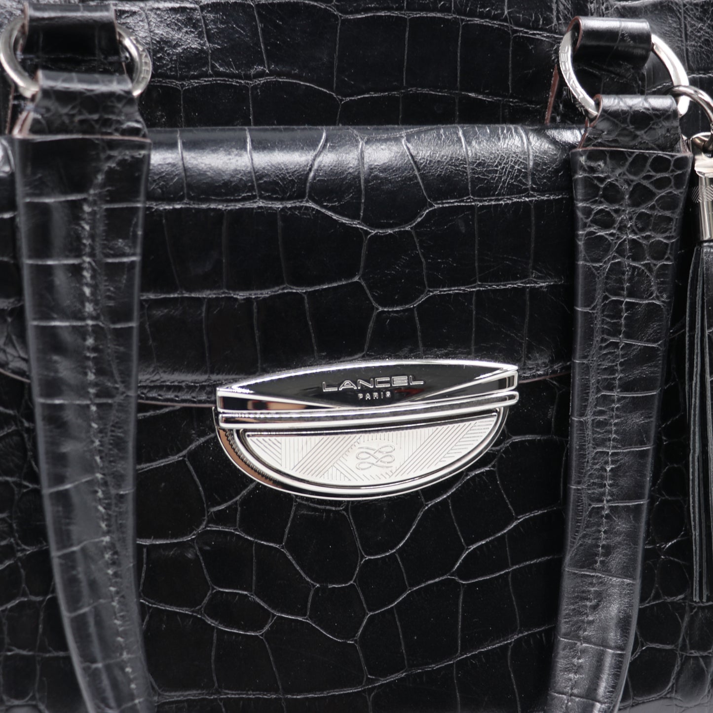 Lancel x Adjani Schultertasche schwarz