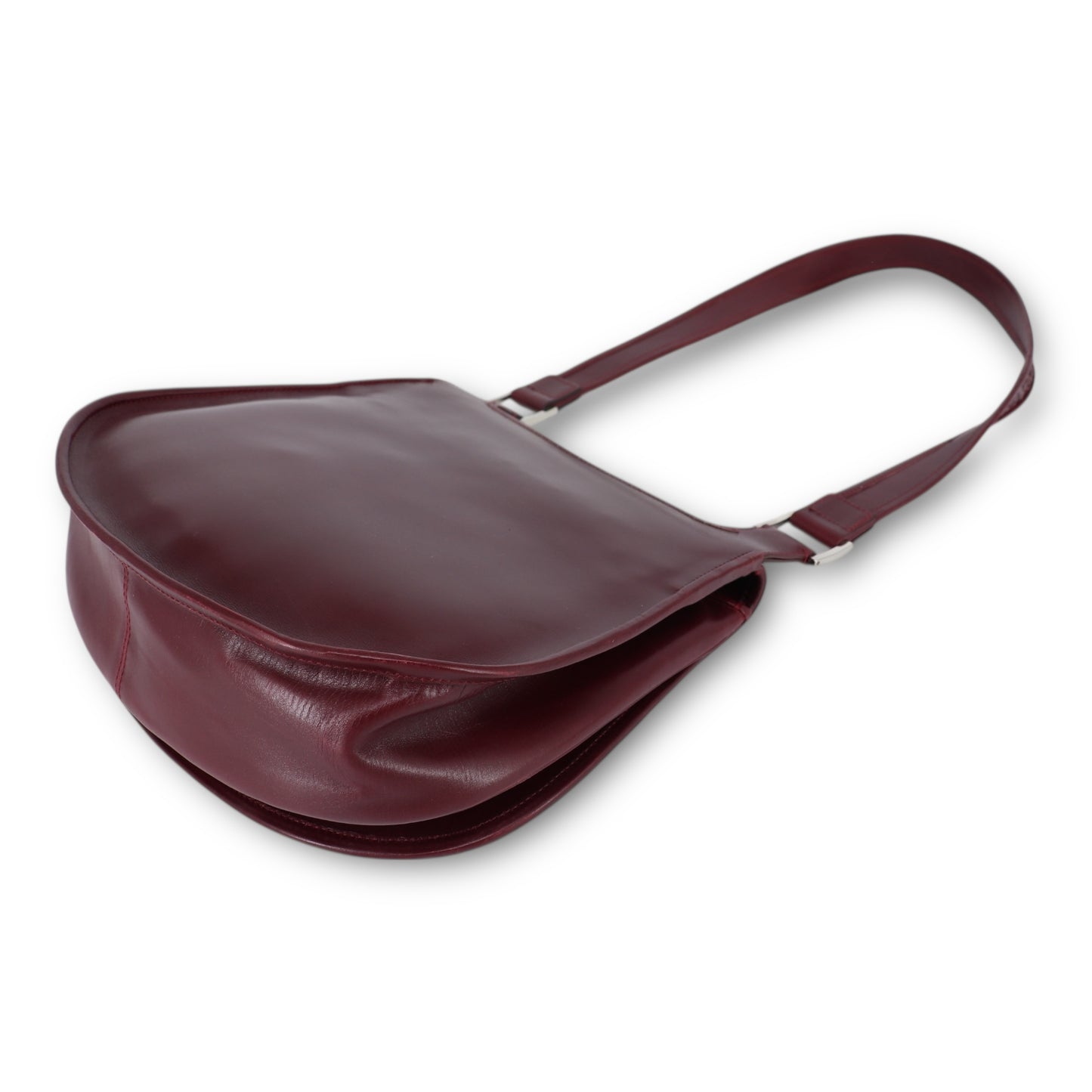 Gianni Versace Schultertasche Python bordeaux