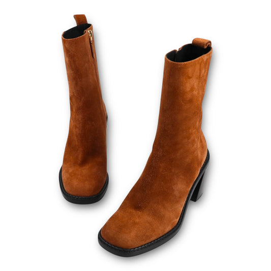 Bally Austine Stiefeletten Wildleder braun Gr. 37