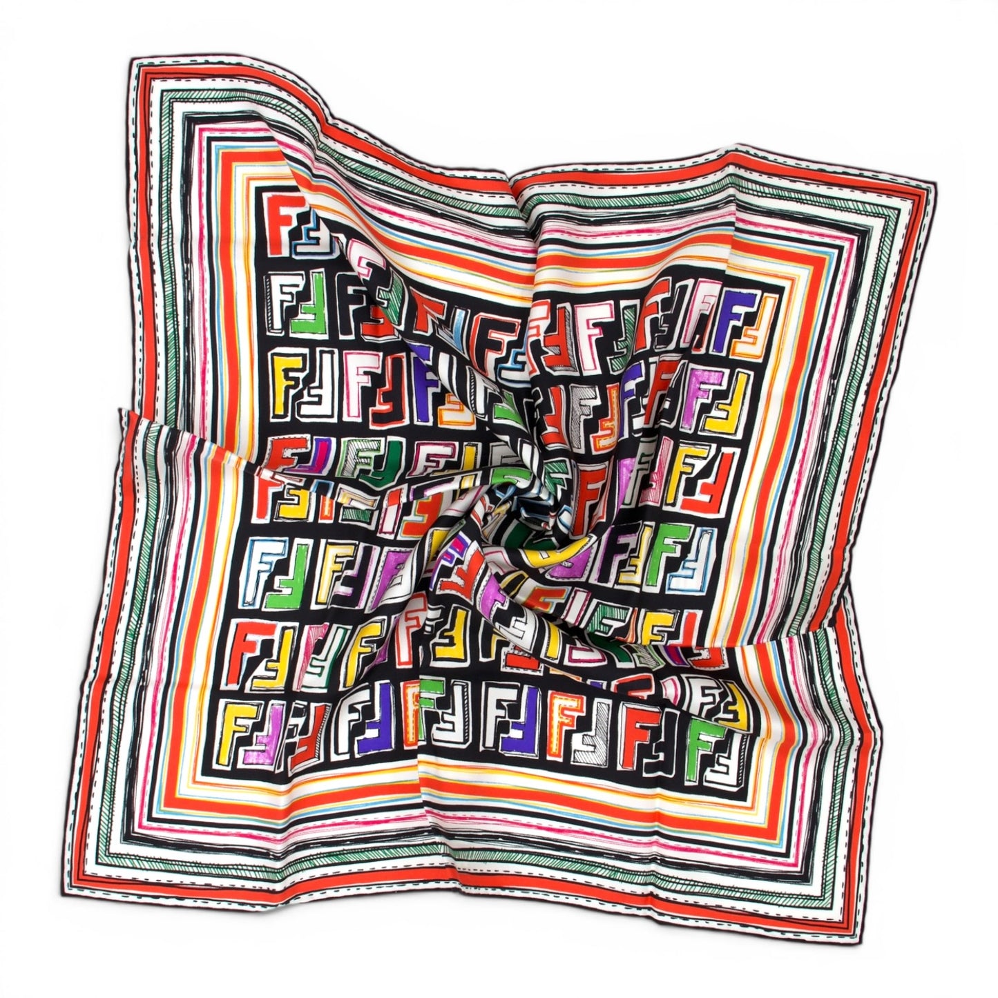 Fendi Seidentuch multicolor