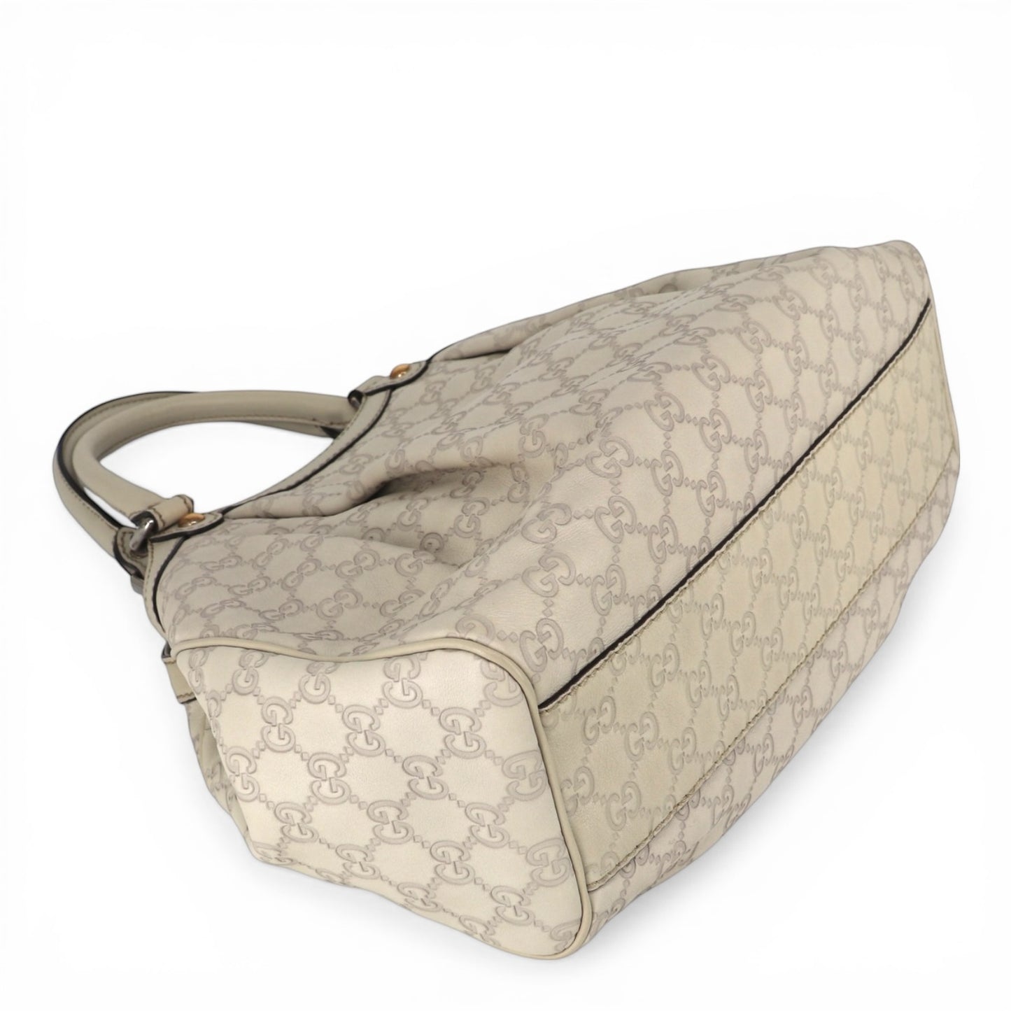 Gucci Sukey Guccissima Leder beige