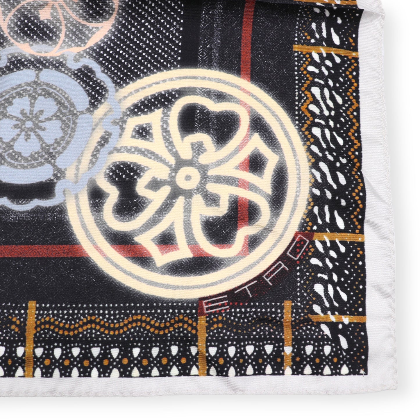 Etro Einstecktuch schwarz