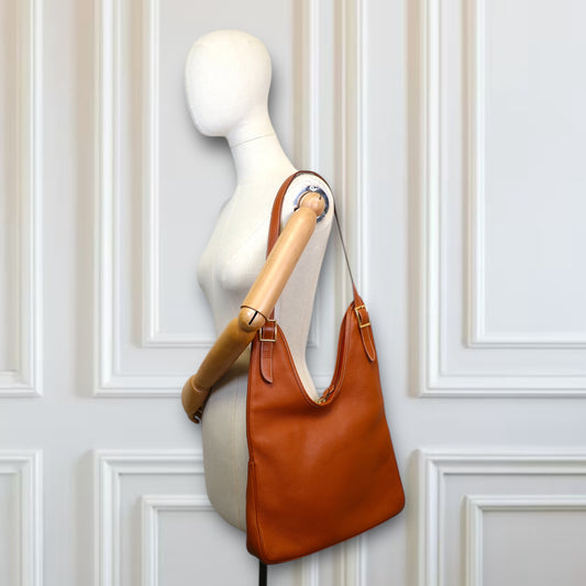 Hermès Massai PM Schultertasche gold