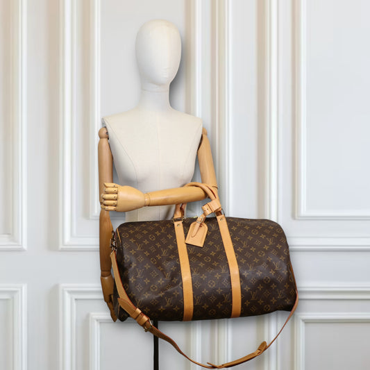Louis Vuitton Keepall 50 Bandoulière Monogram