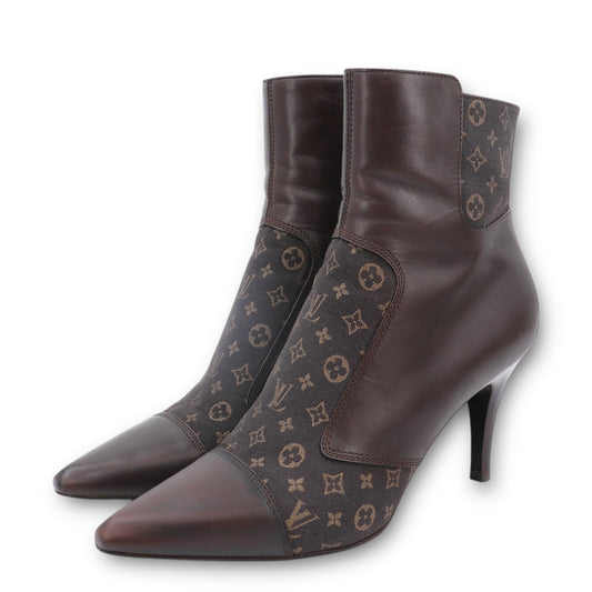 Louis Vuitton Stiefeletten Mini lin braun Gr. 37