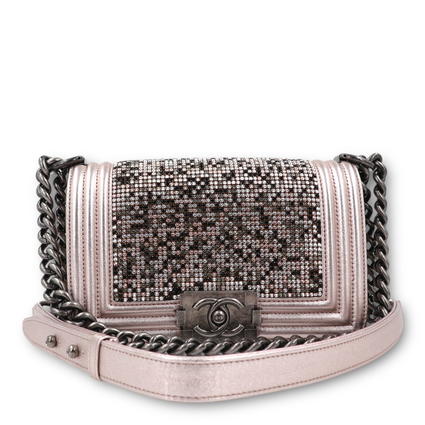 Chanel Small Boy by night