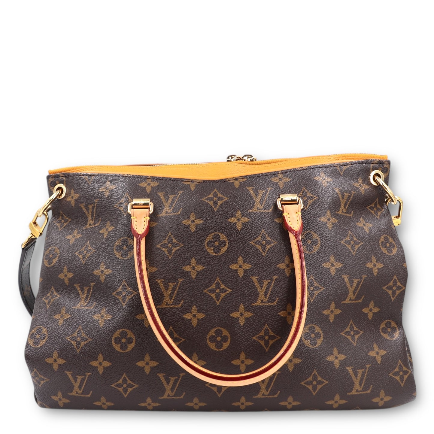Louis Vuitton Pallas MM Monogram safran