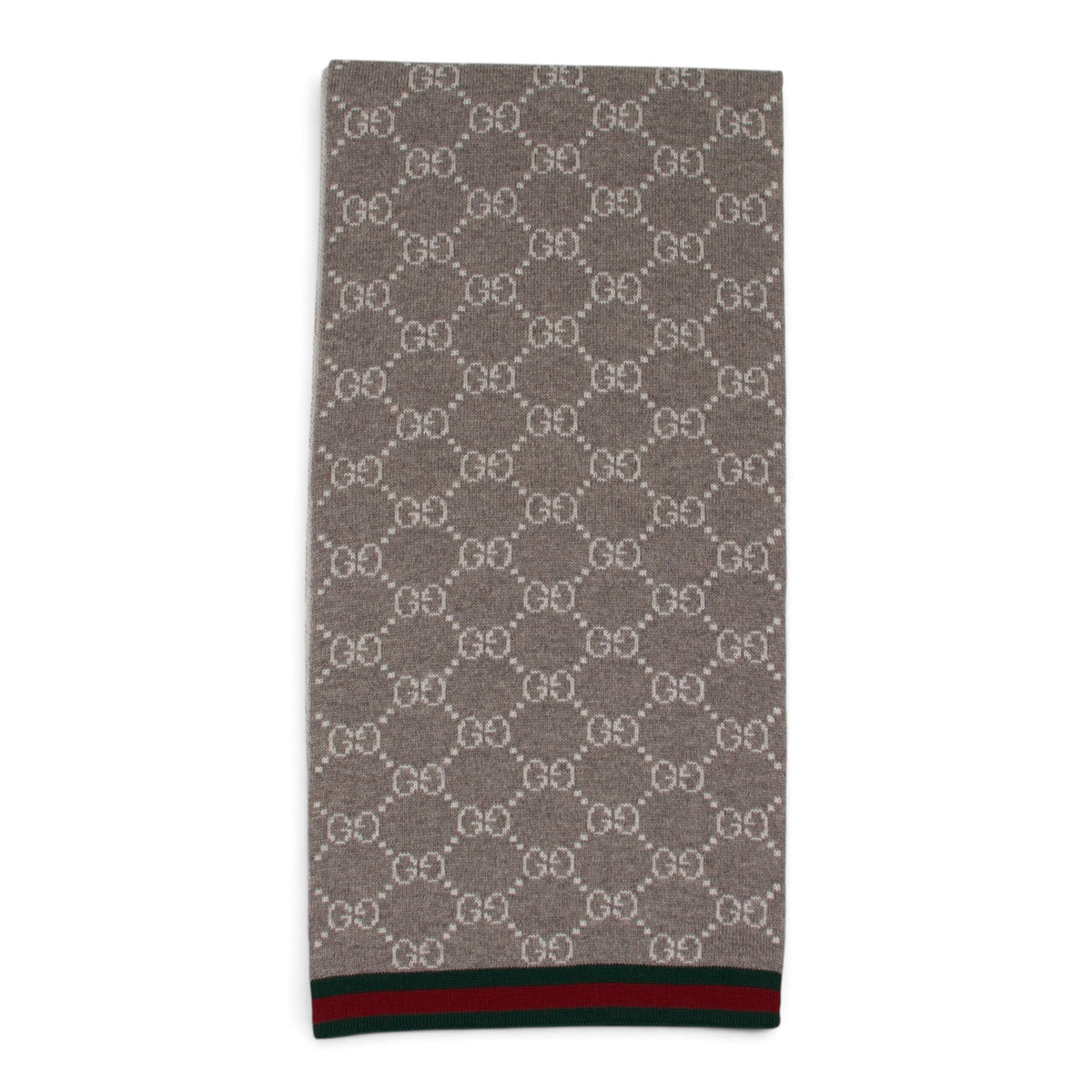 Gucci Wendeschal Wolle GG taupe/crème