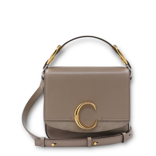 Chloé Small C Two-way taupe