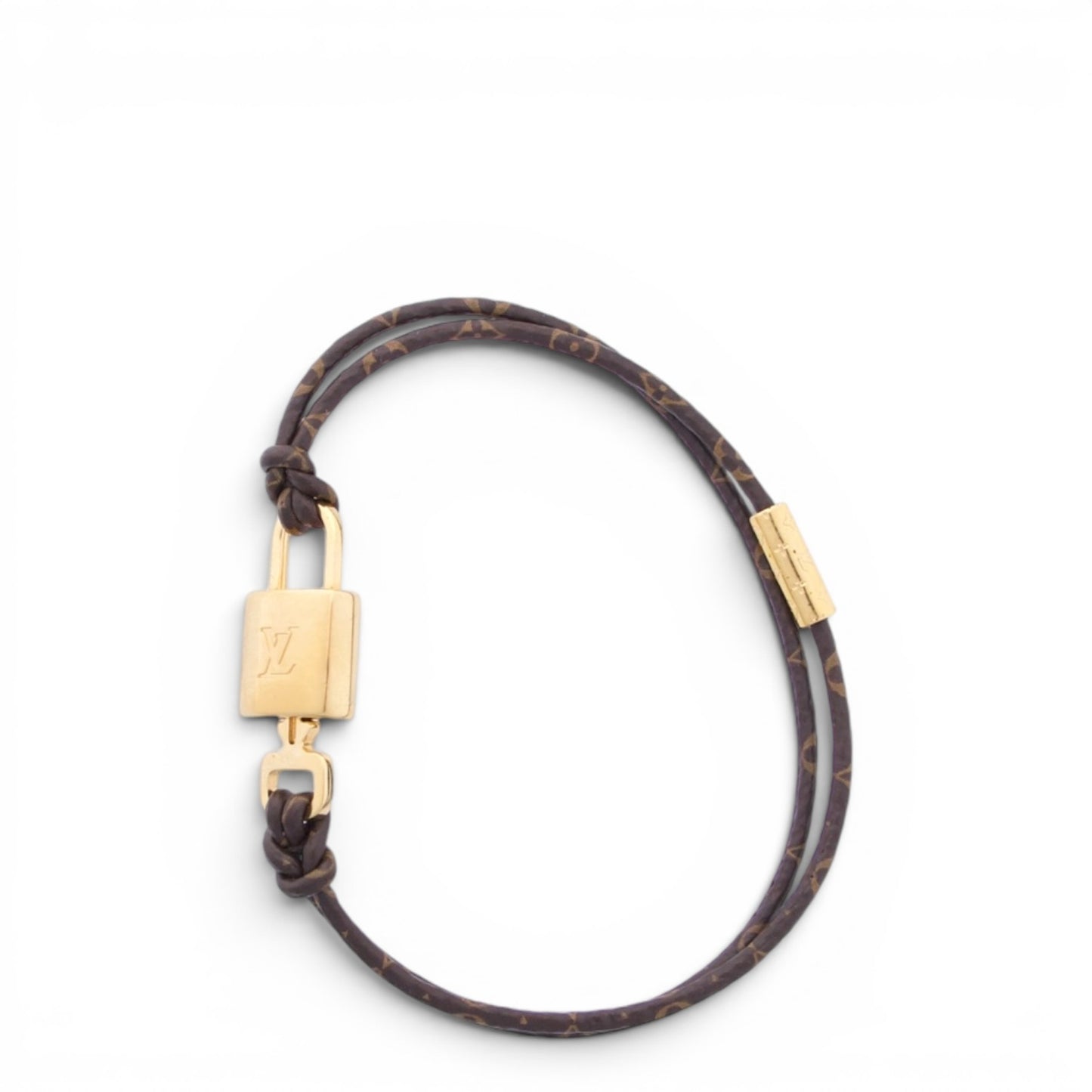 Louis Vuitton Lock It Armband Monogram Gr. 19