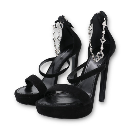 Louis Vuitton Sandalen schwarz Gr. 38