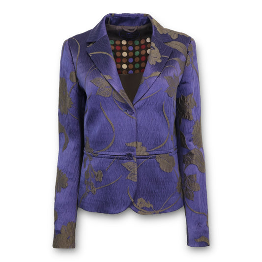 Etro Blazer lila geblümt Gr. 38