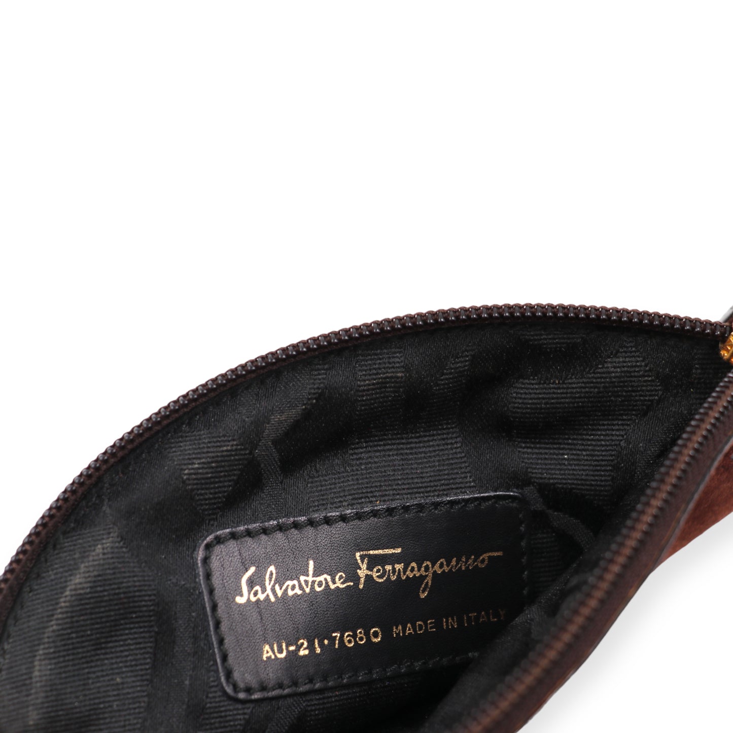 Salvatore Ferragamo Clutch braun