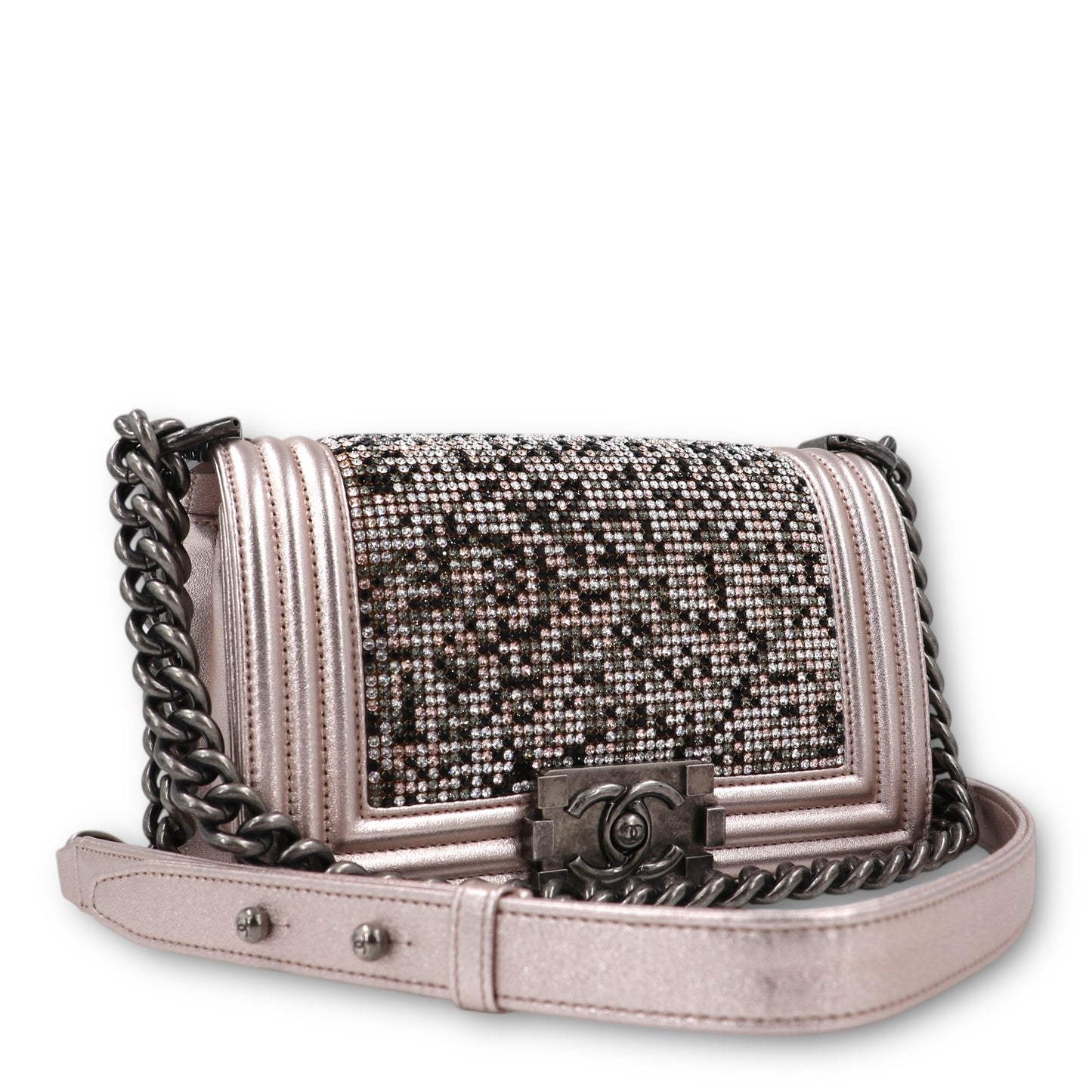 Chanel Small Boy by night