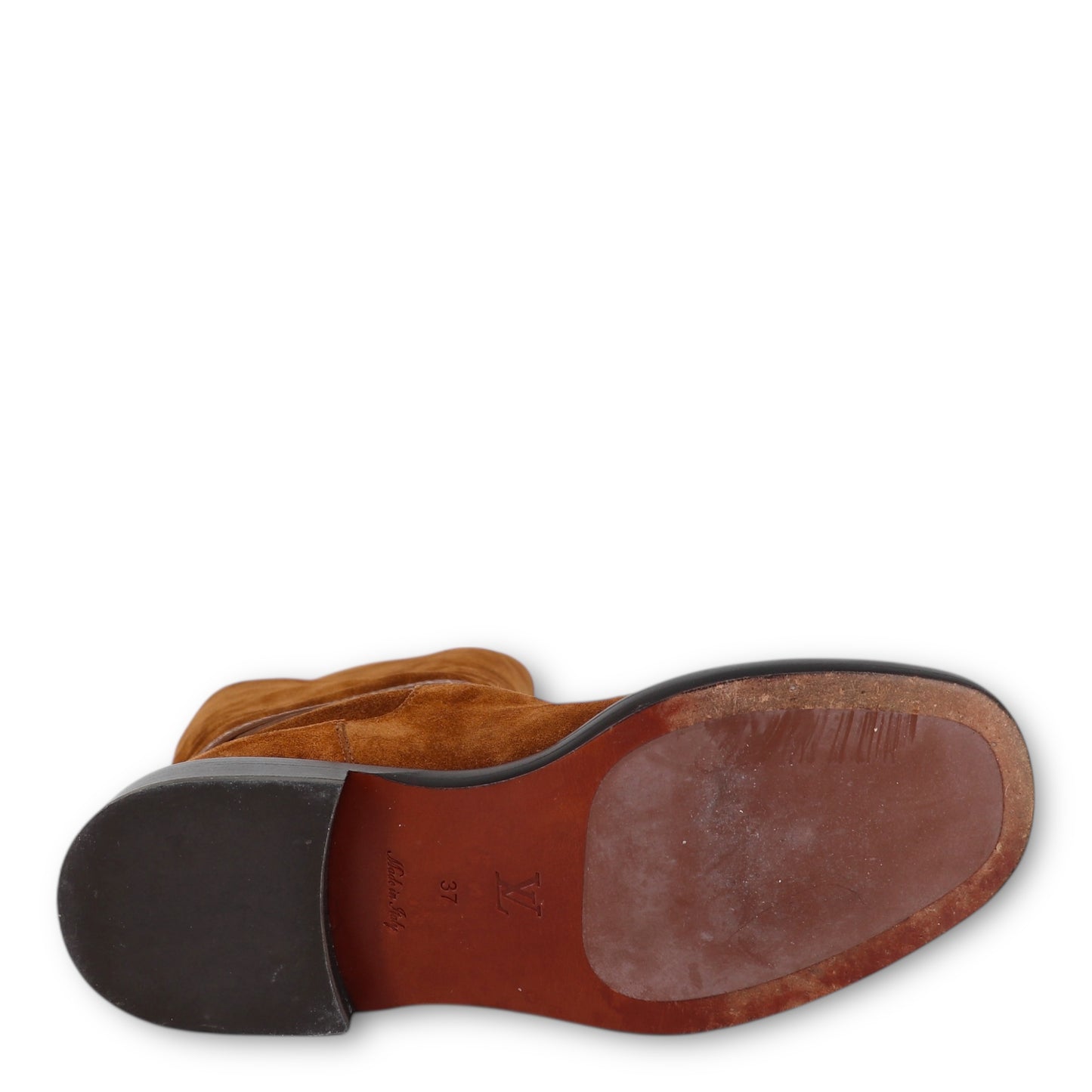 Louis Vuitton Crossroads Stiefel Wildleder cognac Gr. 37