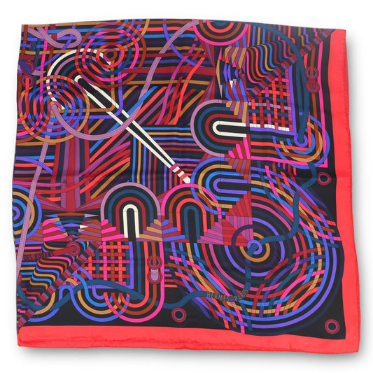 Hermès 140 Seide "La fabrique des rubans"