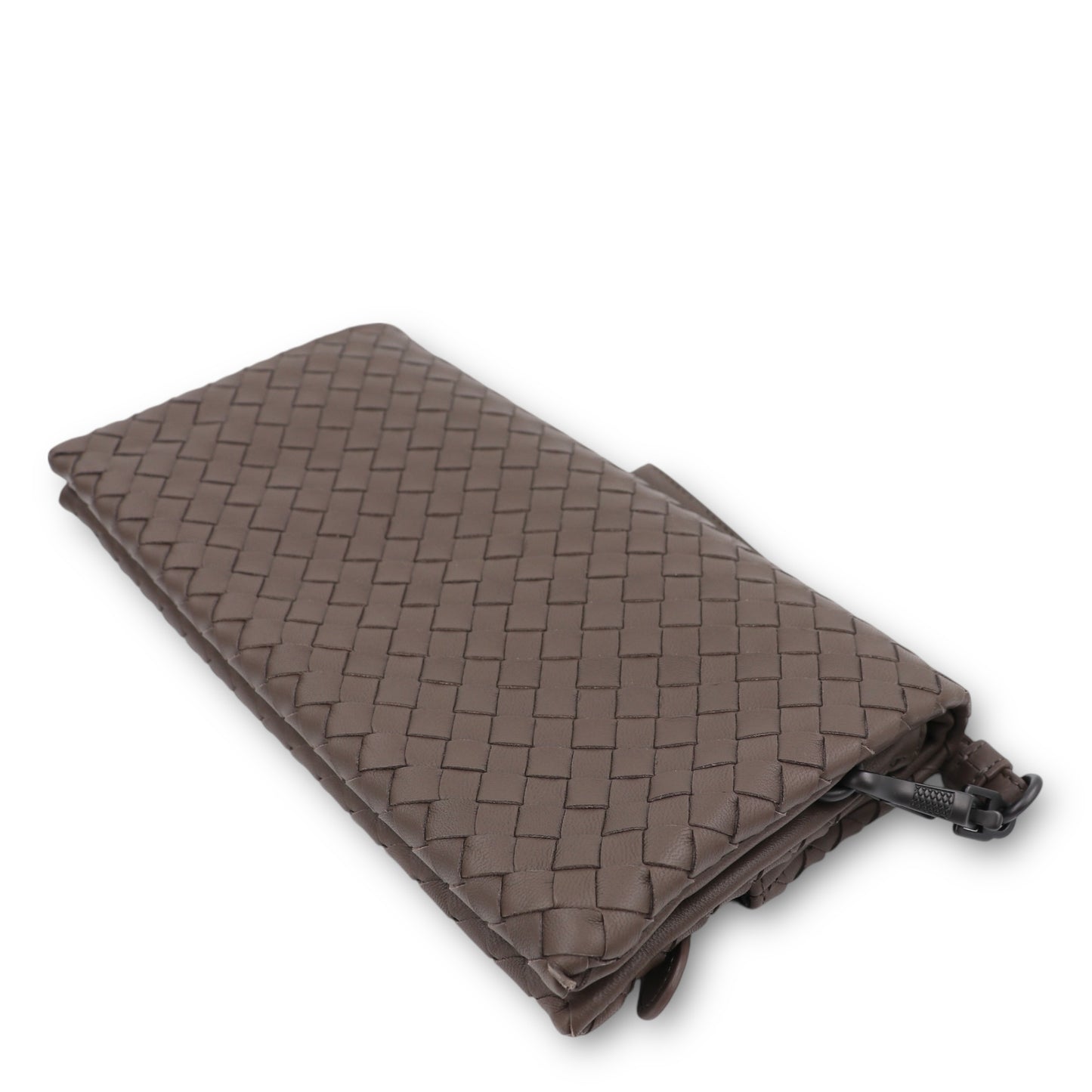 Bottega Veneta Clutch Intrecciato taupe
