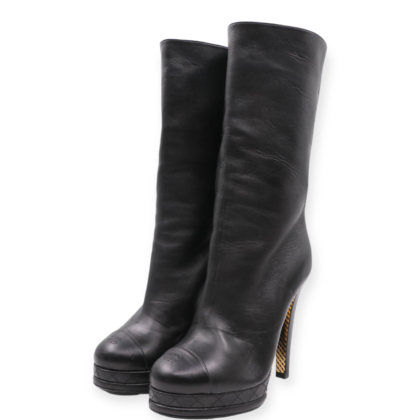 Chanel Stiefel schwarz