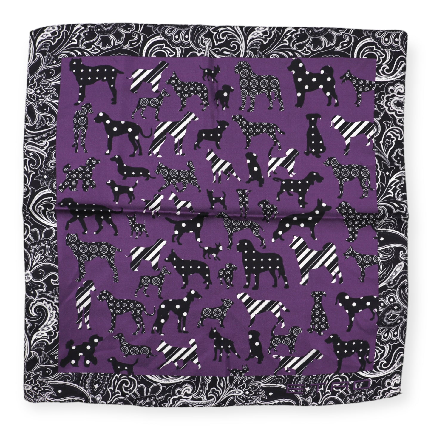 Etro Einstecktuch Lila