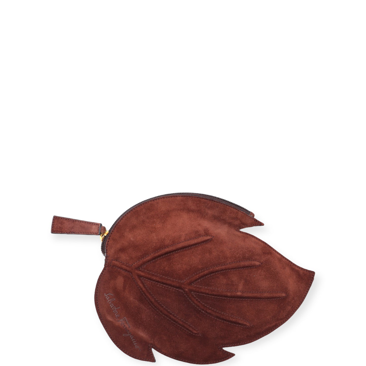 Salvatore Ferragamo Clutch braun