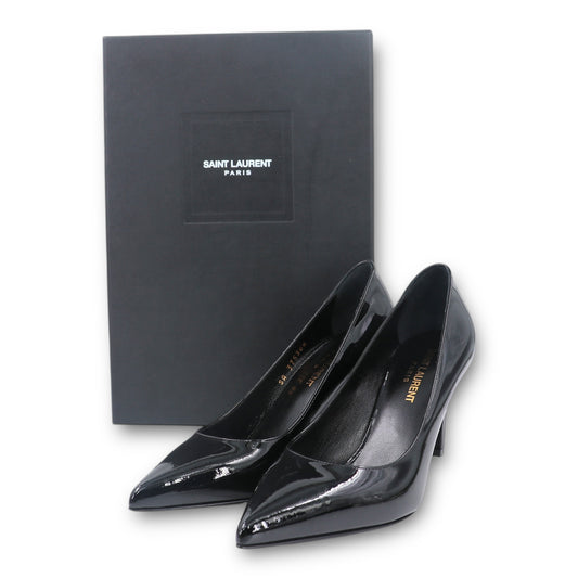 Saint Laurent Pumps Lackleder schwarz Gr. 36.5