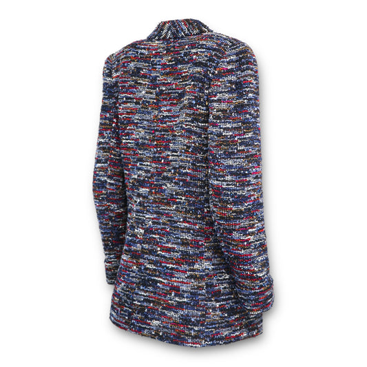 Chanel Jacke Tweed marine Gr. 42