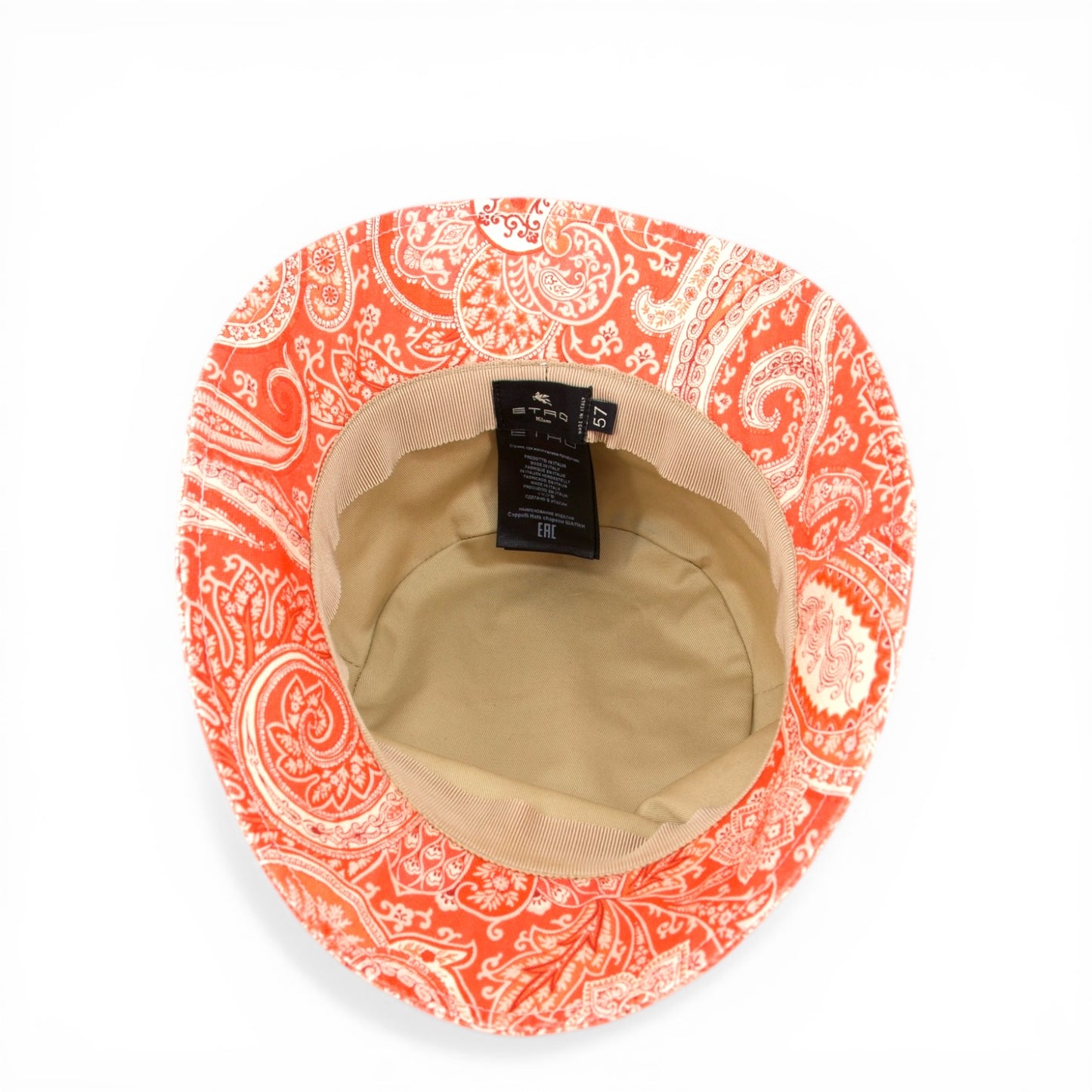 Etro Bucket hat orange Gr. 57