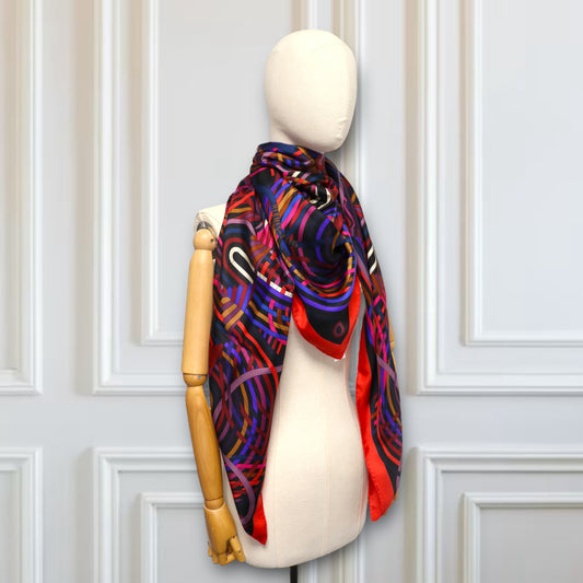 Hermès 140 Seide "La fabrique des rubans"