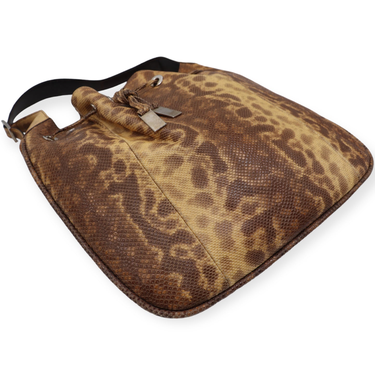 Gucci Schultertasche Python