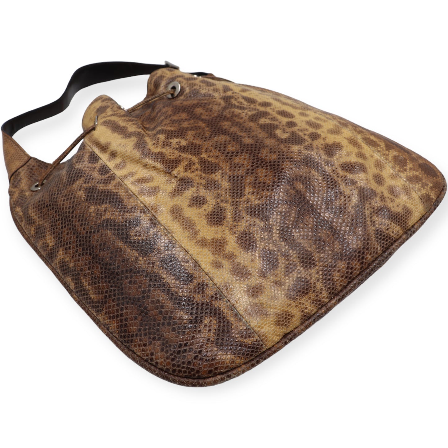 Gucci Schultertasche Python