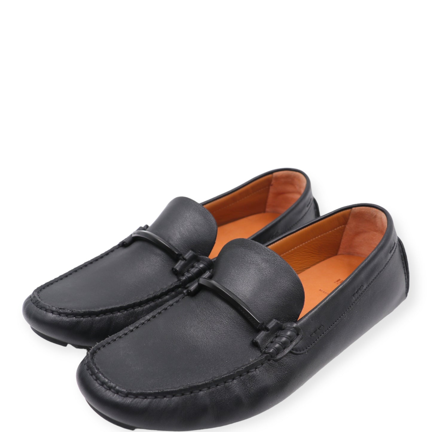 Boss Mocassins schwarz