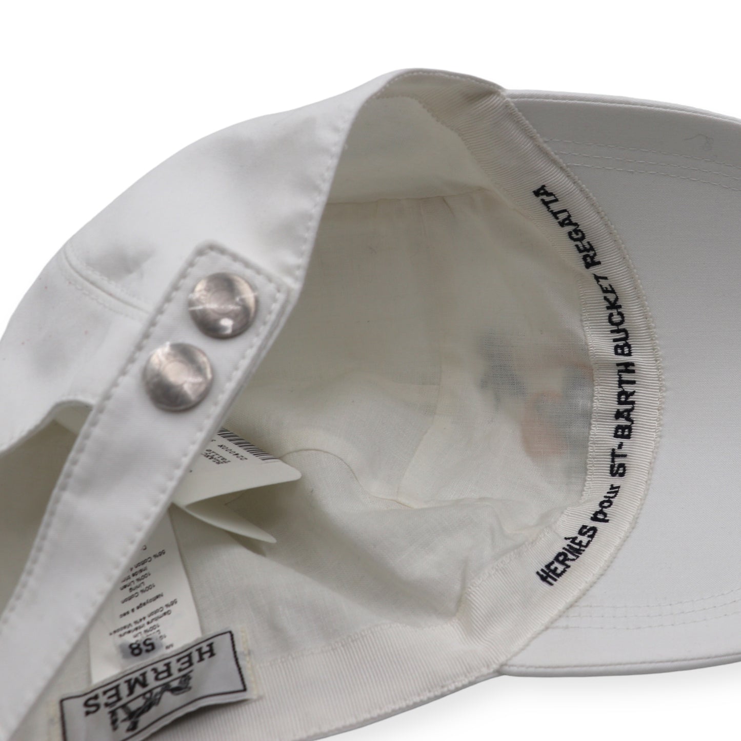 Hermès Nevada Cap weiss