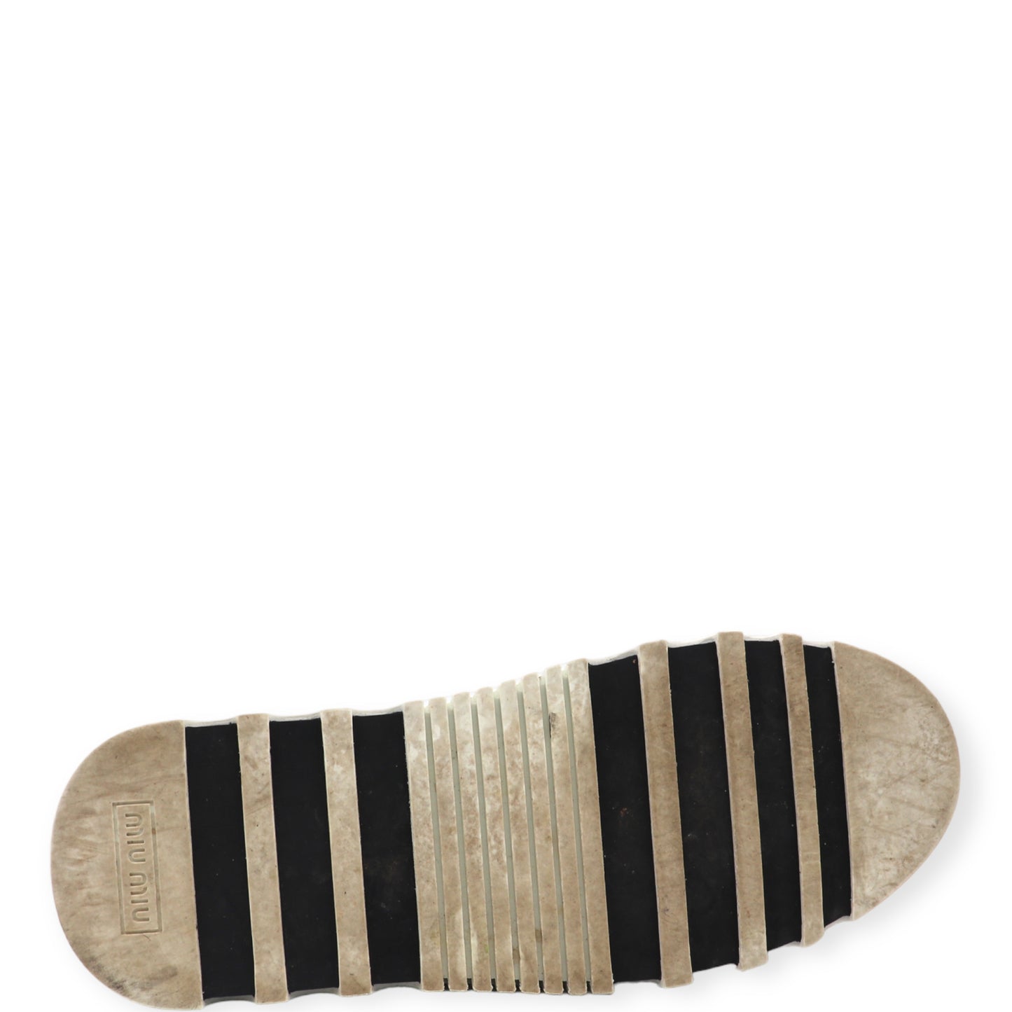 Miu Miu Knit Sneaker schwarz