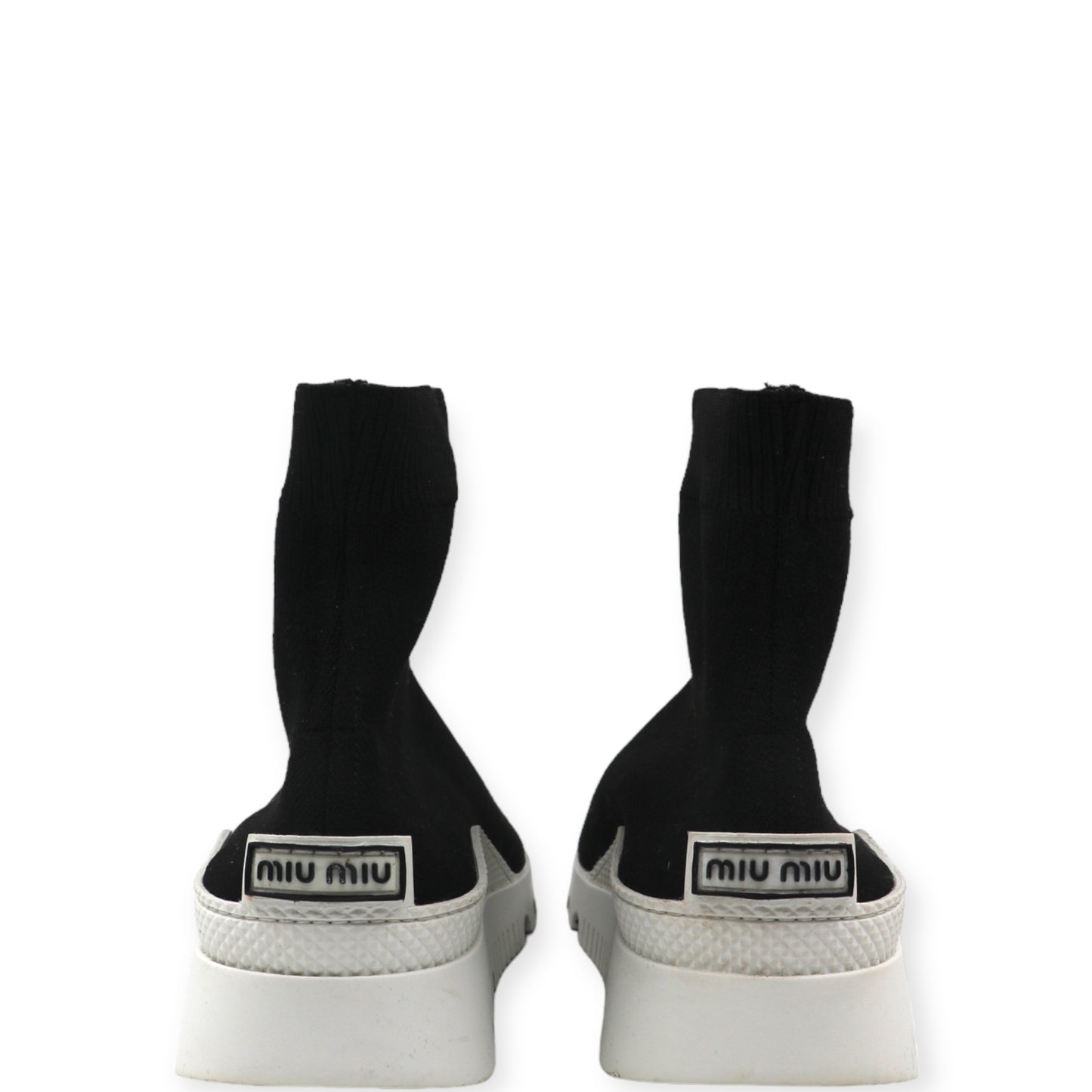 Miu Miu Knit Sneaker schwarz
