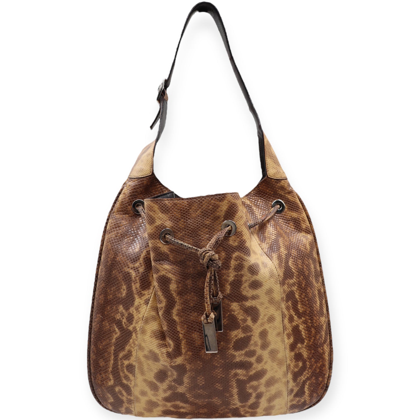 Gucci Schultertasche Python